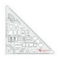 Kitchen & Bath Triangle Measuring Device w/ Fixture Cutouts (0.4)